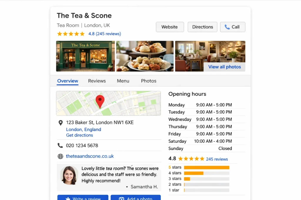 How to set up Google Business Profile for UK small business