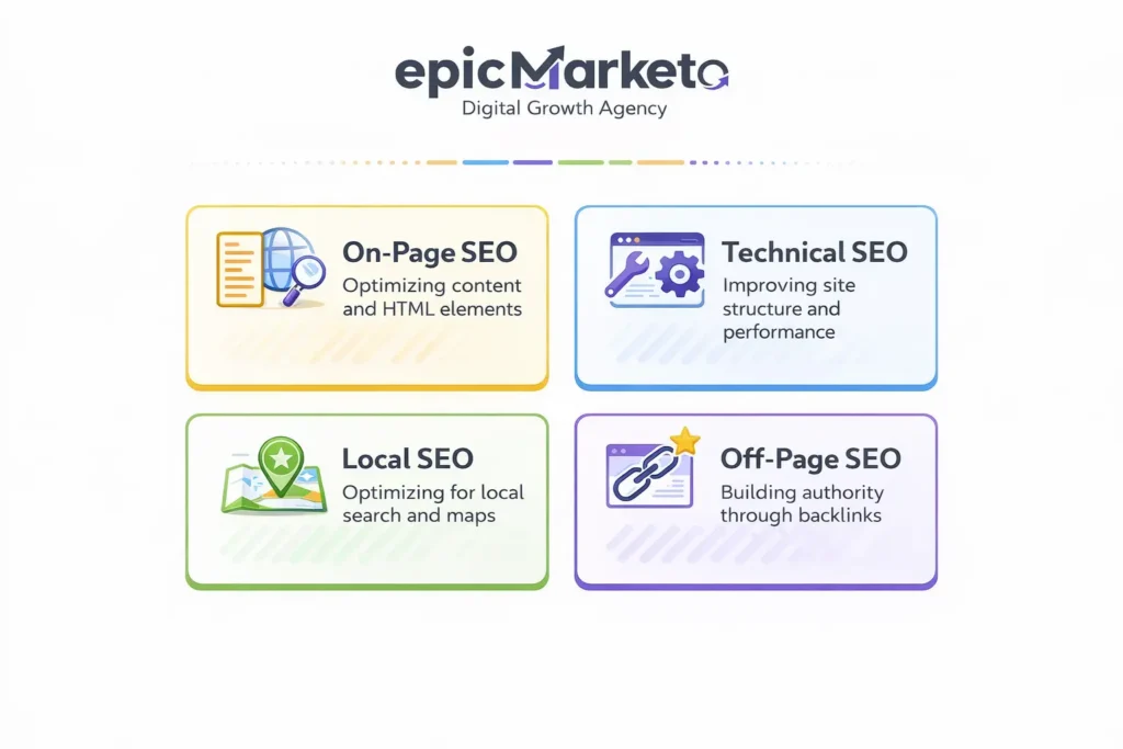 The 4 types of SEO for UK small businesses